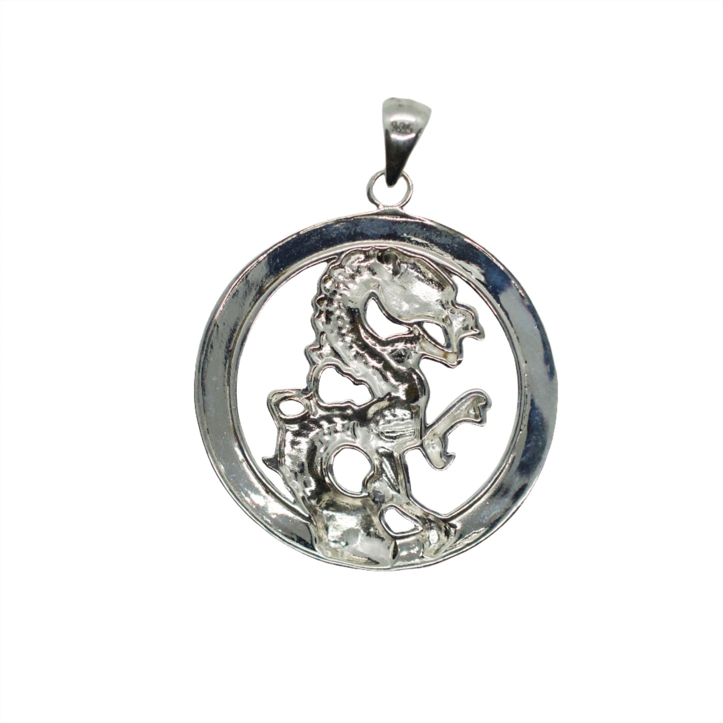 There's a Dragon with Matches pendant & sticker