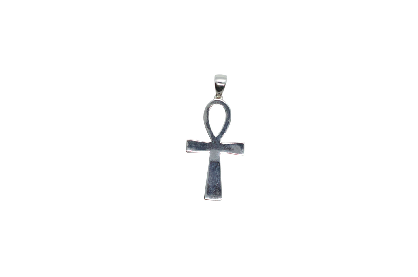 Small Sterling Silver Breath of Life Egyptian Ankh Necklace