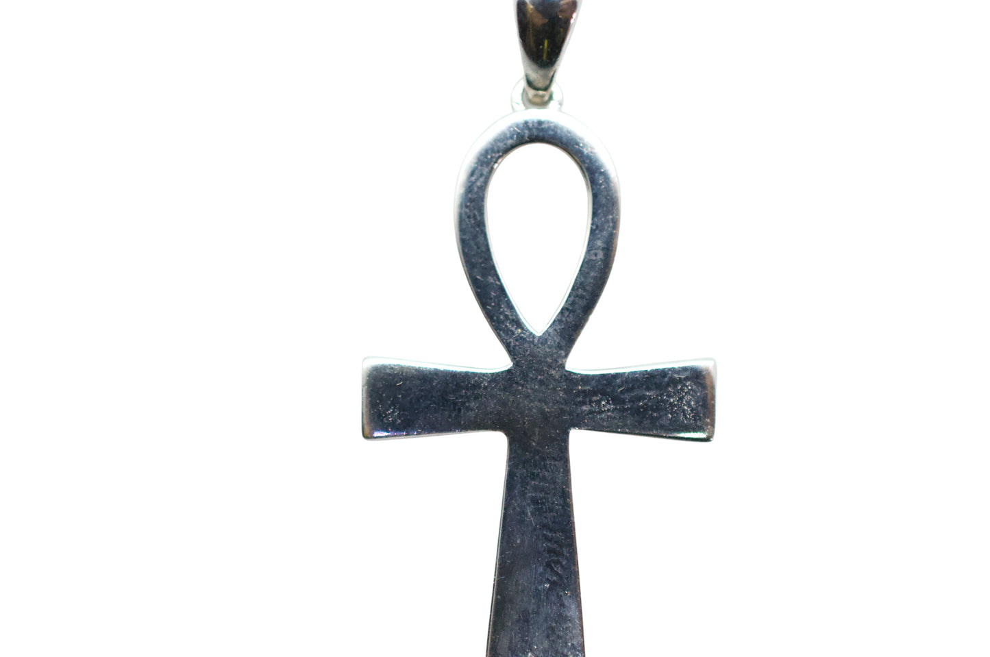 Small Sterling Silver Breath of Life Egyptian Ankh Necklace