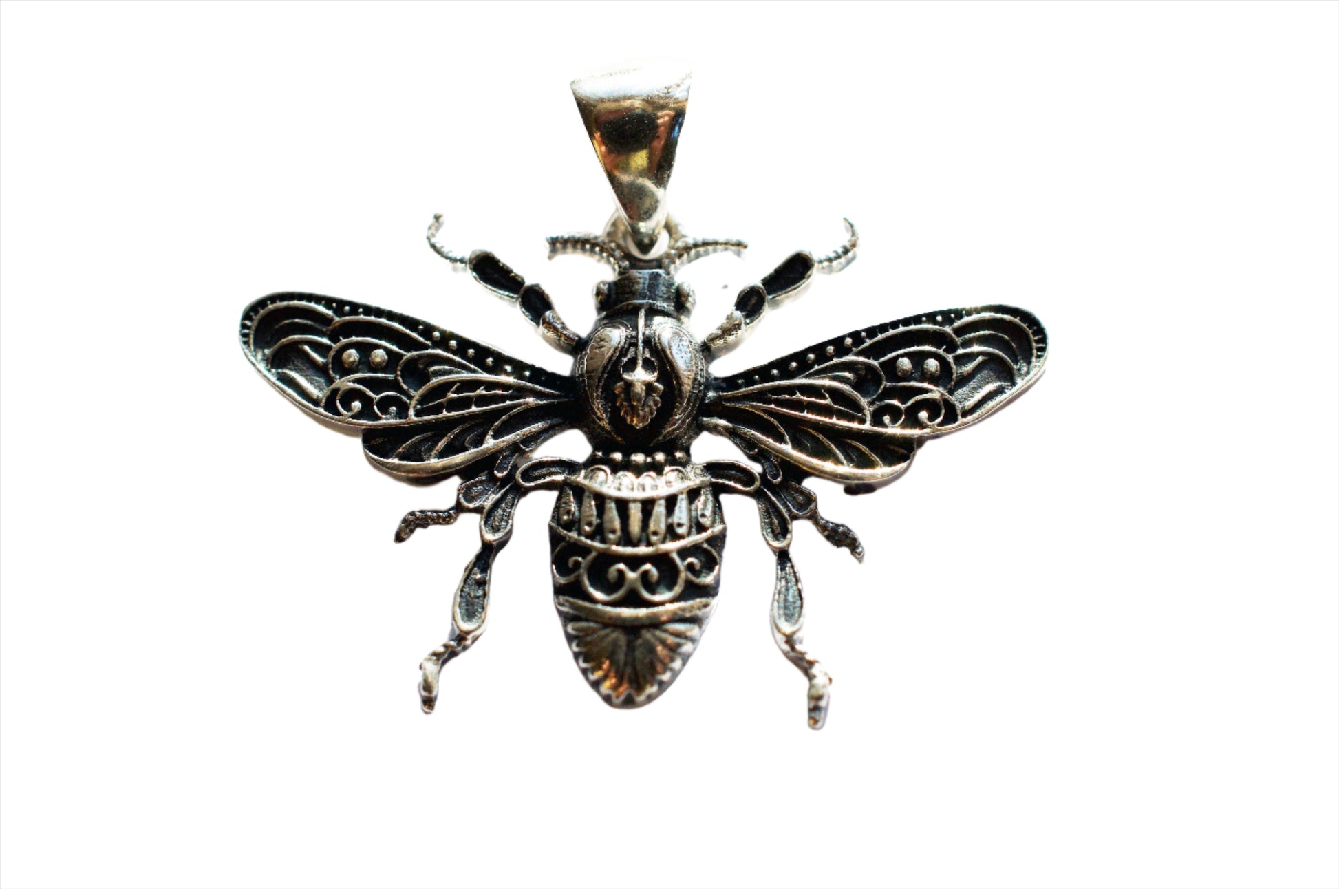 Bee Kind Sterling Silver Bee Necklace