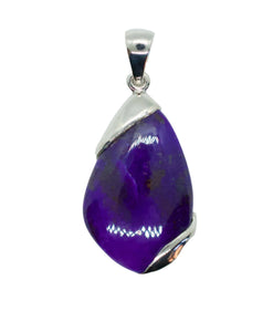 Sterling Silver Sugilite Plum Dream Pendant Necklace