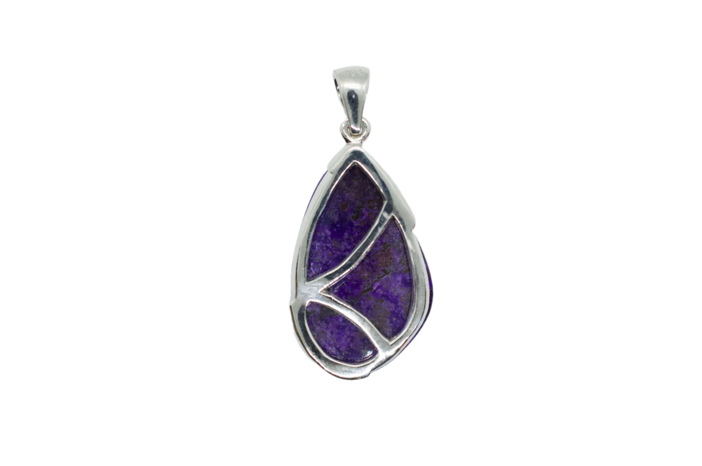 Sterling Silver Sugilite Plum Dream Pendant Necklace