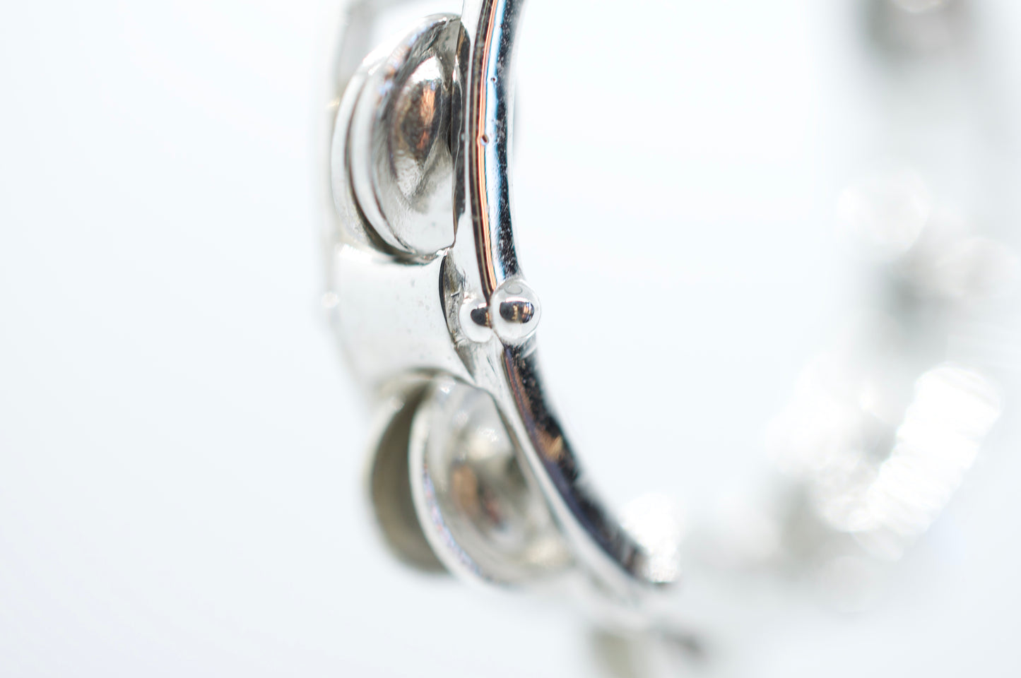 Sterling Silver Tambourine Necklace