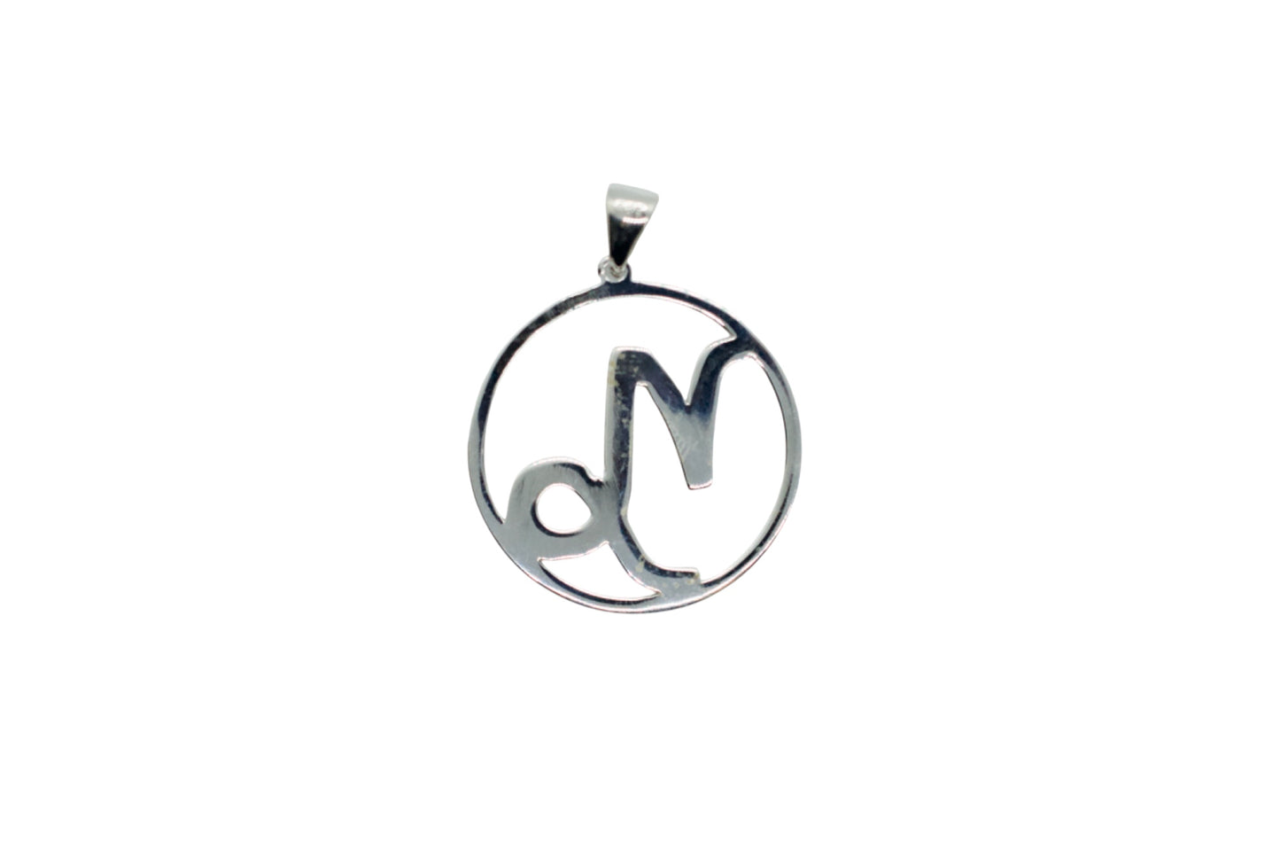 Capricorn Astrology Horoscope Zodiac Silver Necklace