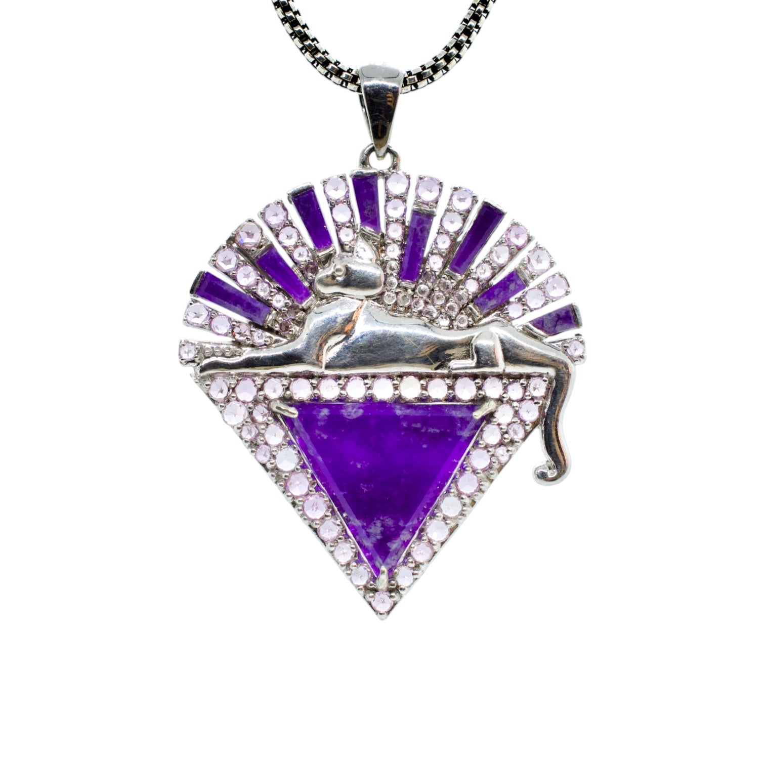 cats under the stars pendant