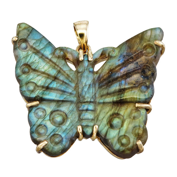 9k Labradorite Butterfly