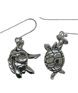 Grateful Dead Sterling Silver Terrapin Station Turtles Earrings