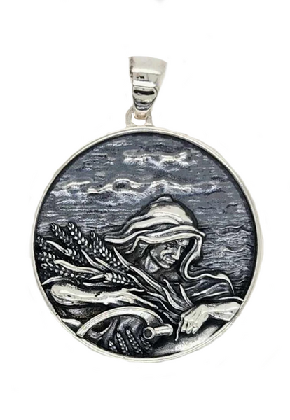 Grateful Dead Wake of the Flood Silver Necklace – Jai 108 Presents