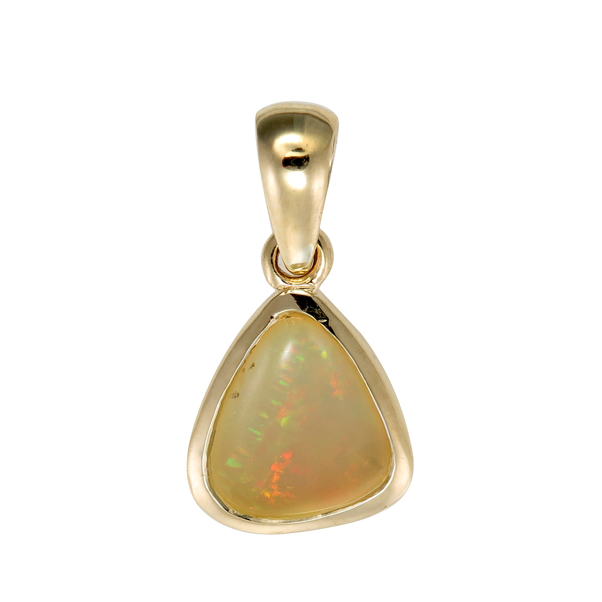 D'Oro 18k Gold Opal Pendant