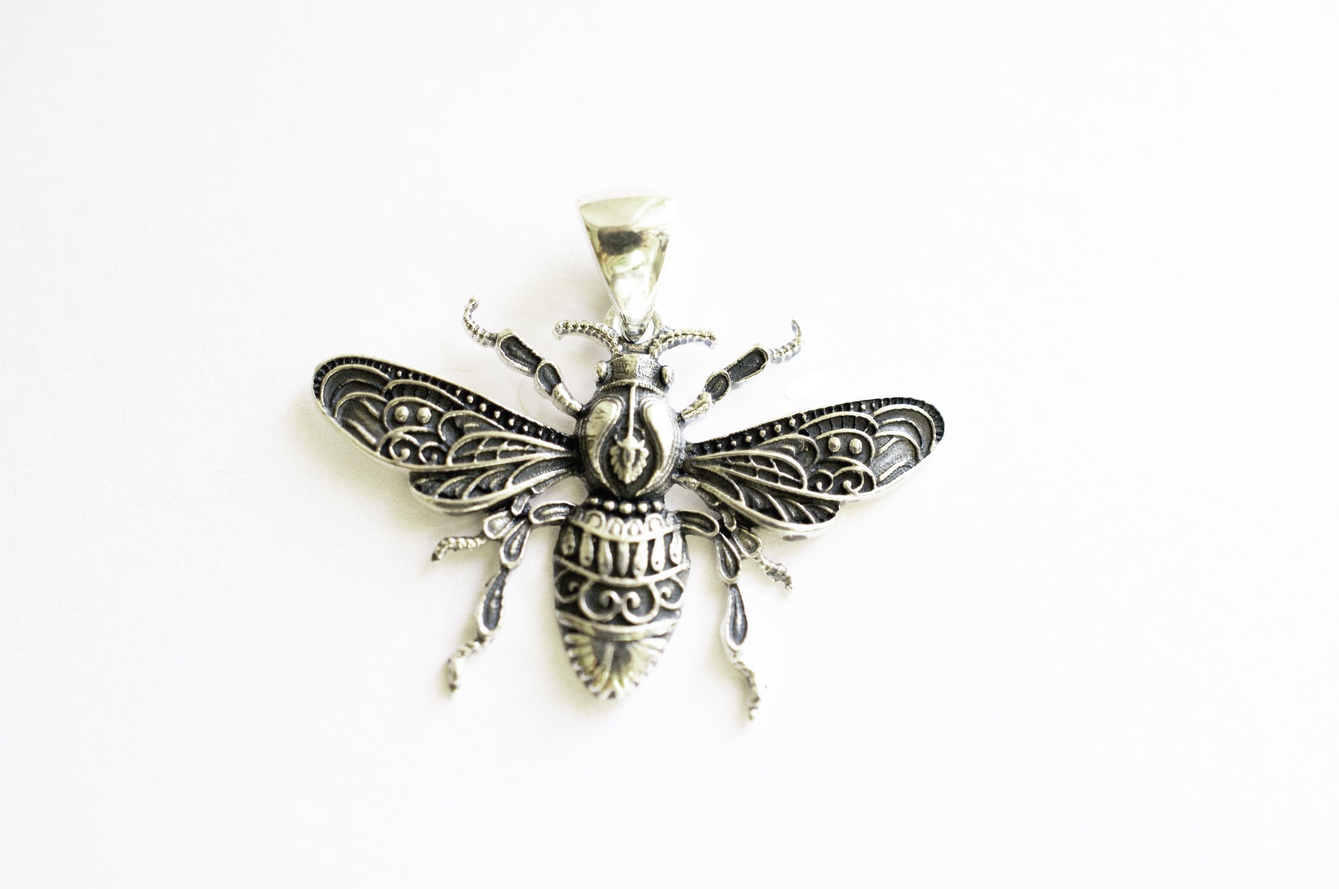 Bee Kind Sterling Silver Bee Necklace