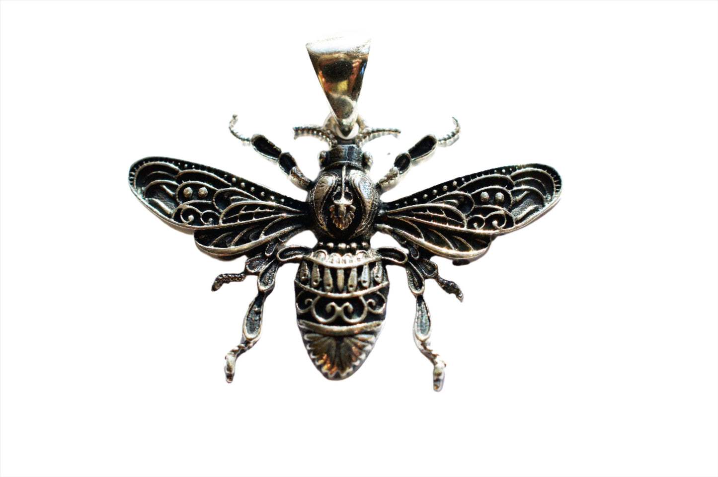 Bee Kind Sterling Silver Bee Necklace