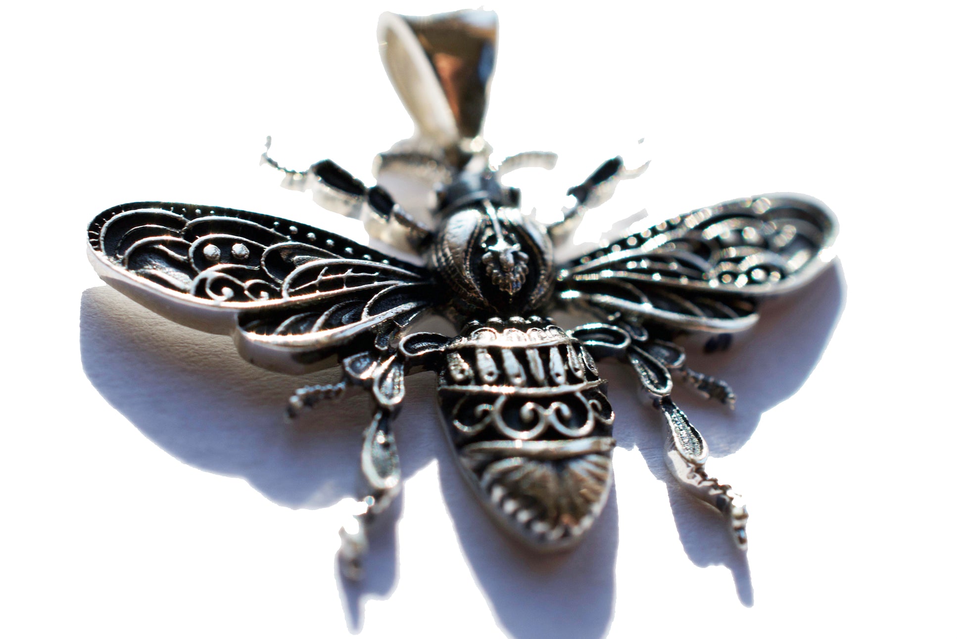 Bee Kind Sterling Silver Bee Necklace