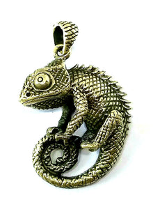 Sterling Silver Chameleon Necklace