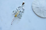 Scorpion Citrine Sterling Silver Pendant