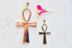 Small Sterling Silver Ankh Pendant