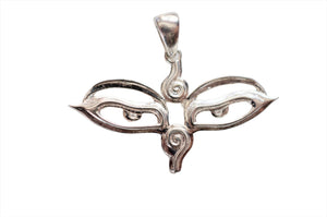 Eyes of the World Sterling Silver Pendant Plus Seva Donation