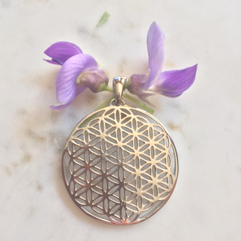 Sterling Silver Flower of Life Pendant