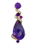 18k Sugilite Dream Pendant...