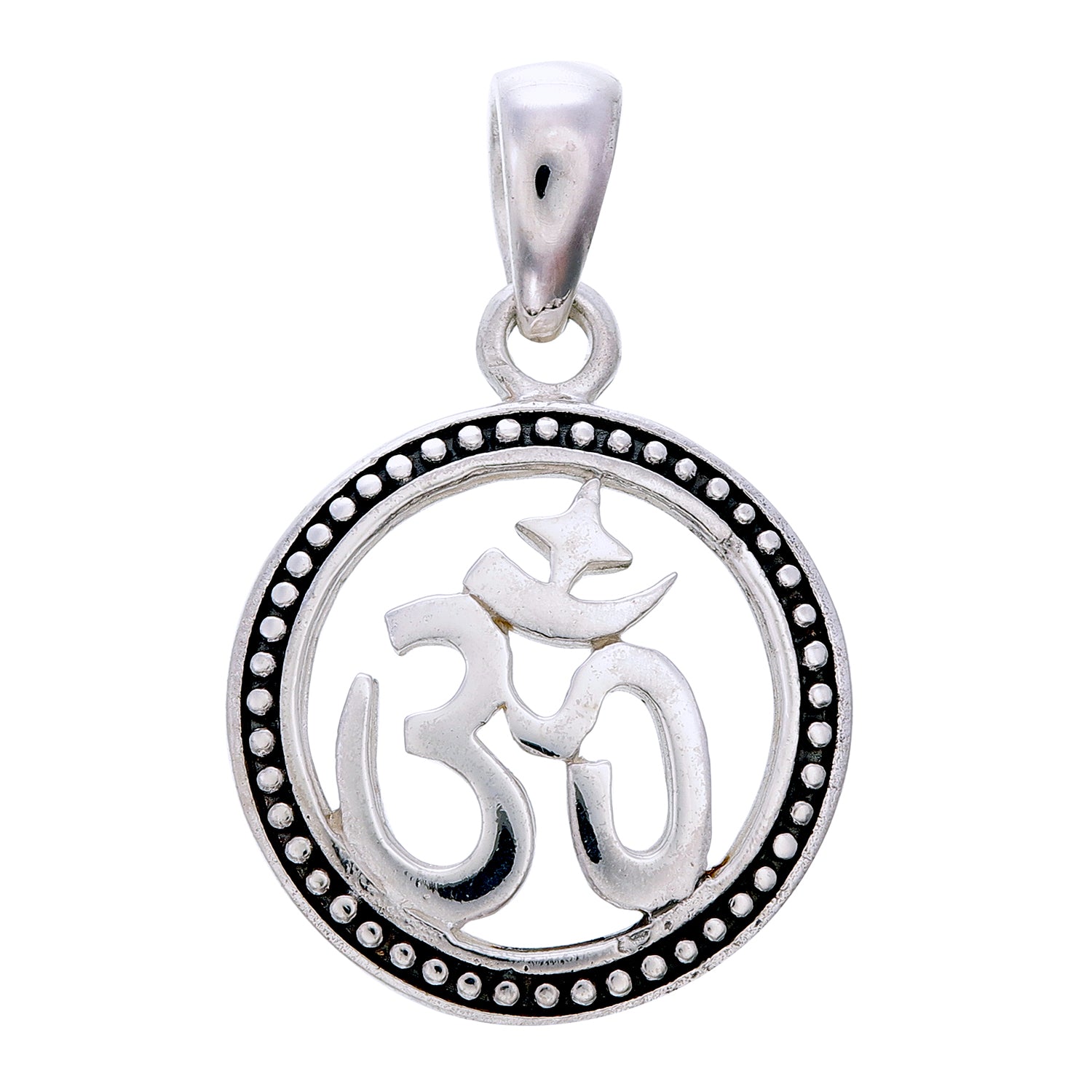 Sterling Silver Om Pendant (mini)