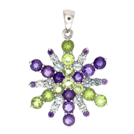 Snowflake Mandala Pendant