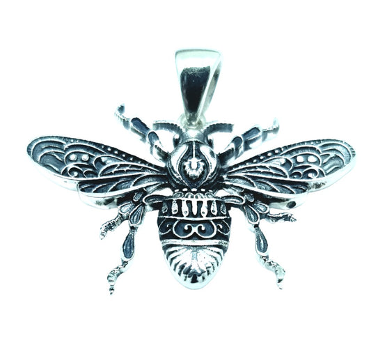 Bee Kind Sterling Silver Bee Necklace