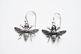 Bee Nice Sterling Silver Honeybee Earrings