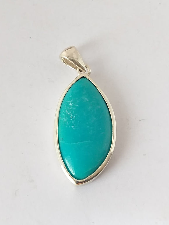 Turquesa Sterling Silver Turquoise Pendant