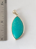 Turquesa Sterling Silver Turquoise Pendant