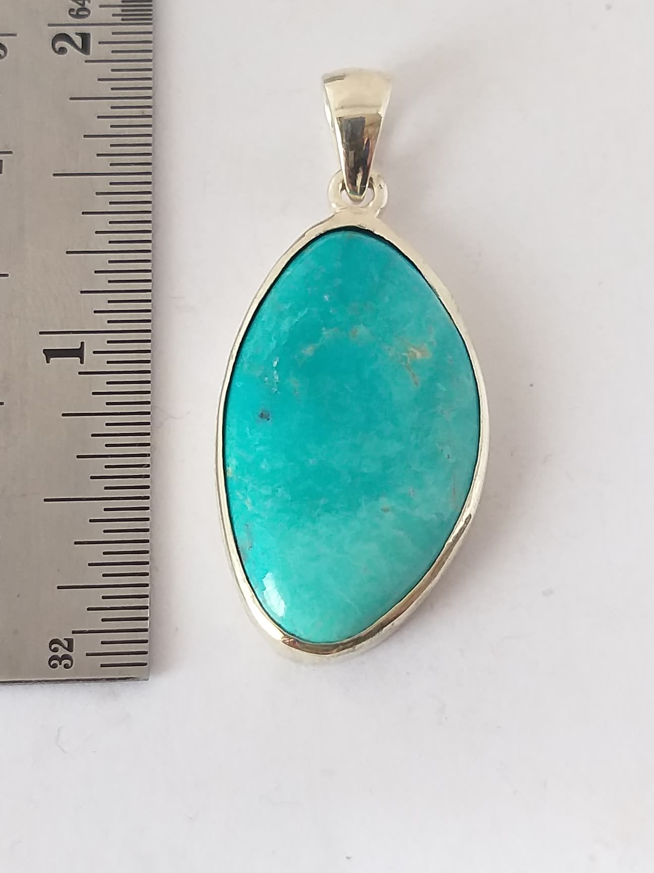 Sterling Silver Turquoise Pendant