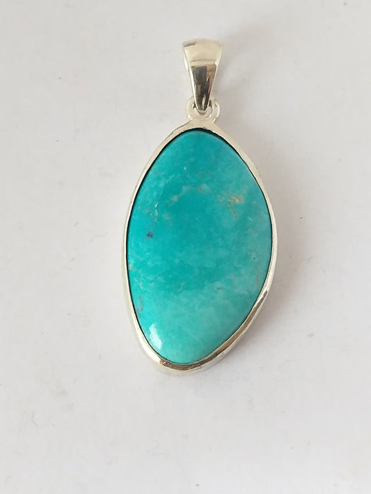 Sterling Silver Turquoise Pendant